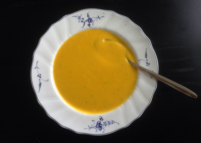 fertige kürbissuppe